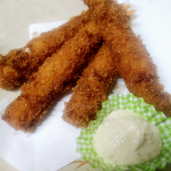 横綱エビフライ(四本)